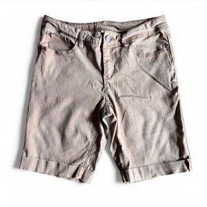 Faded Glory Khaki Bermuda Shorts | Size 8